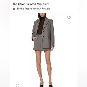 The Chloe Tailored Mini Skirt